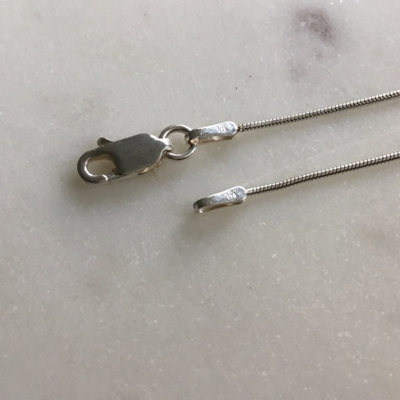 Sterling Blue Lavender Lab Opal Necklace - Picture 16 of 16